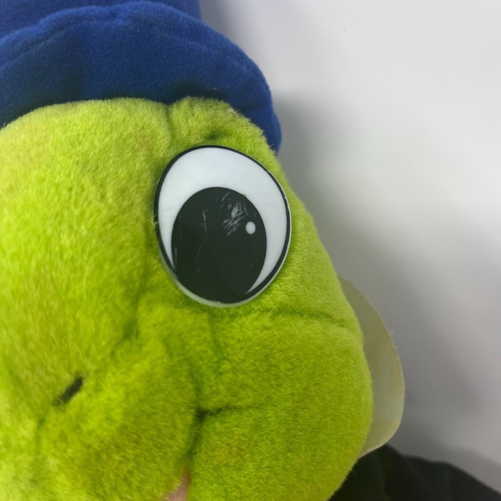 Vintage Disney Jiminy Cricket Plush Mattel 1992 14" Pinocchio Stains Noted - Picture 3 of 8